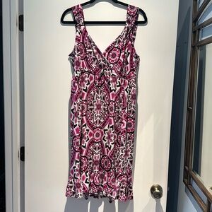 INC Geometric Pattern Sundress Size 1X